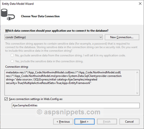 Configure Entity Framework Step By Step in ASP.Net